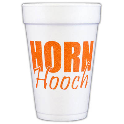 University of Texas Horn Hooch Foam Cups