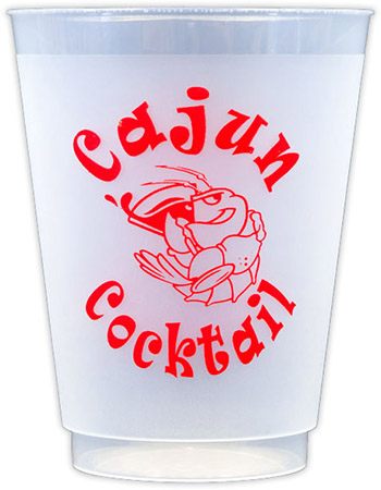 Cajun Cocktail (Red) Reusable and Shatterproof Cups Cajun Cocktail (Red) Reusable and Shatterproof Cups