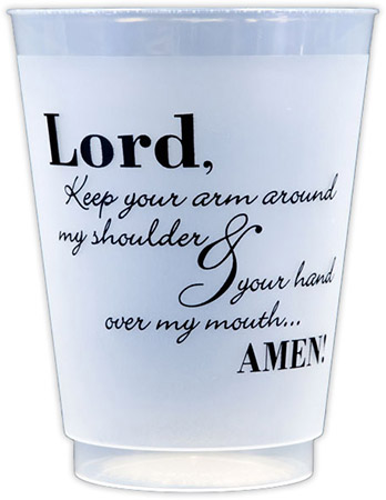 Lord, Amen! (Black) Reusable and Shatterproof Cups Lord, Amen! (Black) Reusable and Shatterproof Cups