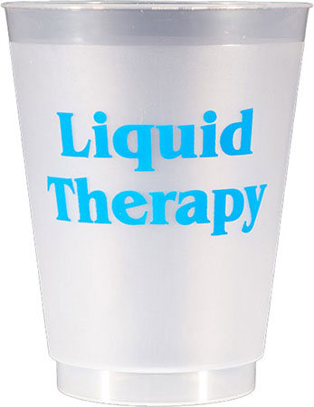Liquid Therapy (Neon Blue) Reusable and Shatterproof Cups Liquid Therapy (Neon Blue) Reusable and Shatterproof Cups