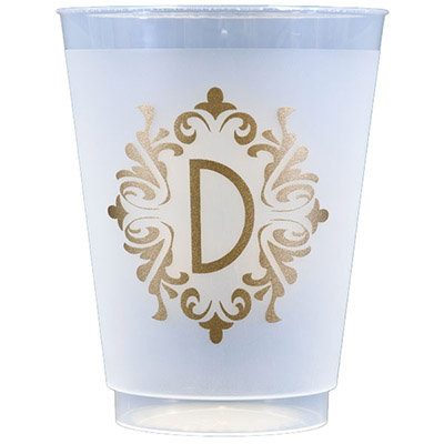 Bellevue Initial Shatterproof Cups