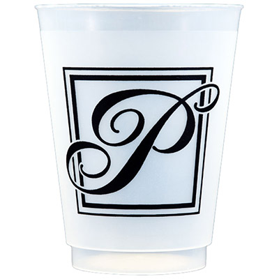 Majestic Initial Shatterproof Cups