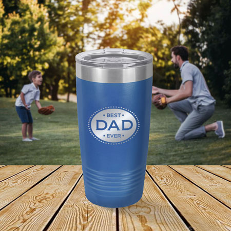 Engraved 20 oz. Tumbler by Three Designing Women (Best Dad Ever)