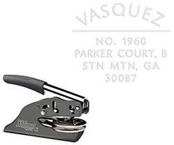 Custom Embosser by PSA Essentials (Vasquez)