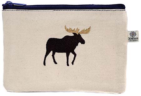 Embroidered Cosmetic Bags - Moose Bittie Bags