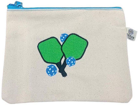 Embroidered Cosmetic Bags - Pickleball Bittie Bags