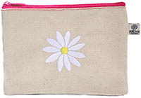 Embroidered Cosmetic Bags - Daisy Bittie Bags