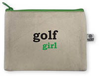 Embroidered Cosmetic Bags - Golf Girl Bittie Bags