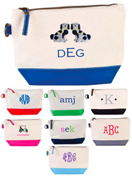 Donovan Designs - Embroidered Cosmetic Bags
