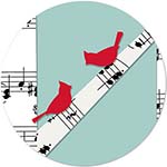 Envelope Seals by Carlson Craft (Musical Trees)