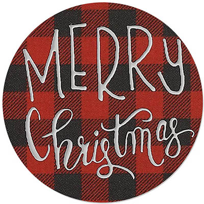 Envelope Seals by Carlson Craft (Plaid Ornaments)