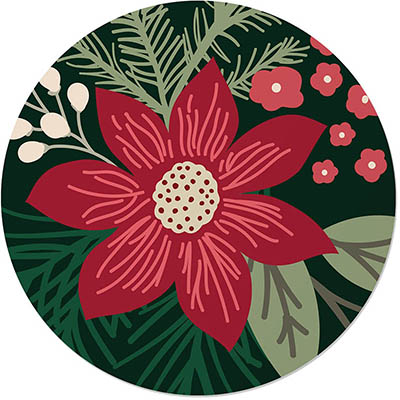 Envelope Seals by Carlson Craft (Yuletide Wreath)