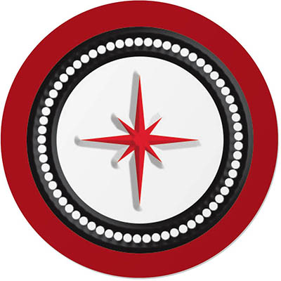 Envelope Seals by Carlson Craft (Wonderful Time Peppermint)