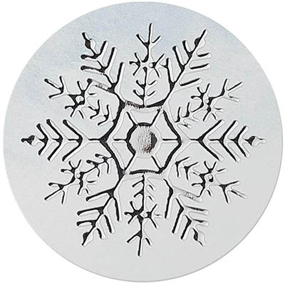 Envelope Seals by Carlson Craft (Geo Frame Snowflakes)