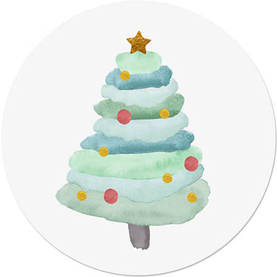 Envelope Seals by Carlson Craft (Watercolor Tree)