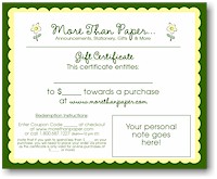 Gift Certificates