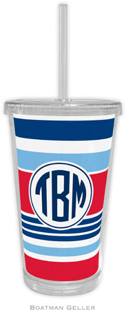Boatman Geller - Personalized Beverage Tumblers (Espadrille Nautical Preset) Boatman Geller - Personalized Beverage Tumblers (Espadrille Nautical Preset)