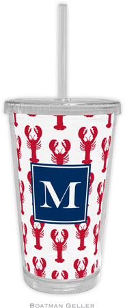 Boatman Geller - Personalized Beverage Tumblers (Lobsters Red Preset) Boatman Geller - Personalized Beverage Tumblers (Lobsters Red Preset)