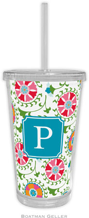 Boatman Geller - Personalized Beverage Tumblers (Suzani Preset)