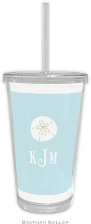 Boatman Geller - Personalized Beverage Tumblers (Sand Dollar)