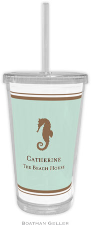 Boatman Geller - Personalized Beverage Tumblers (Seahorse) Boatman Geller - Personalized Beverage Tumblers (Seahorse)