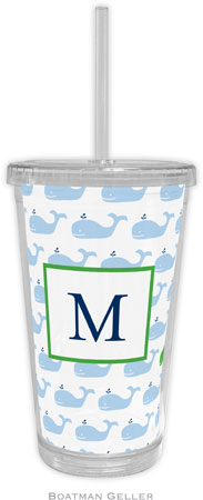 Boatman Geller - Personalized Beverage Tumblers (Whale Repeat) Boatman Geller - Personalized Beverage Tumblers (Whale Repeat)