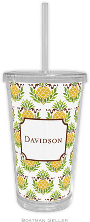 Boatman Geller - Personalized Beverage Tumblers (Pineapple Repeat) Boatman Geller - Personalized Beverage Tumblers (Pineapple Repeat)