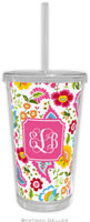 Boatman Geller - Personalized Beverage Tumblers (Bright Floral Preset)