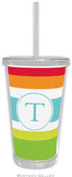 Boatman Geller - Personalized Beverage Tumblers (Espadrille Bright Preset)