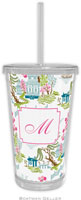 Boatman Geller - Personalized Beverage Tumblers (Chinoiserie Spring)