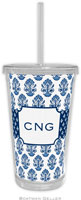 Boatman Geller - Personalized Beverage Tumblers (Beti Navy)