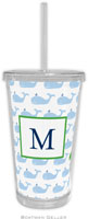Boatman Geller - Personalized Beverage Tumblers (Whale Repeat)