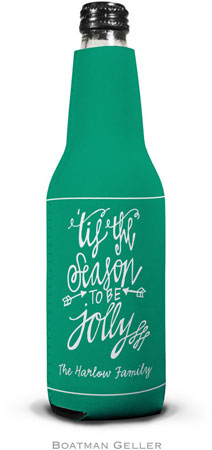 Personalized Bottle Koozies by Boatman Geller (Tis the Season)