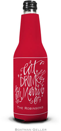 Boatman Geller - Personalized Bottle Koozies (Eat Drink Be Merry)