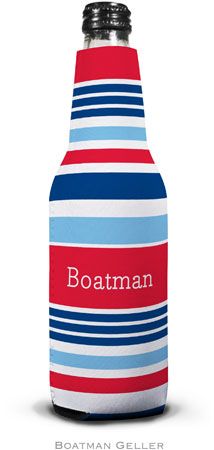 Boatman Geller - Personalized Bottle Koozies (Espadrille Nautical)
