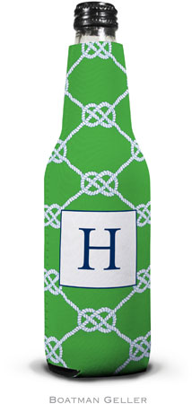Boatman Geller - Personalized Bottle Koozies (Nautical Knot Kelly) Boatman Geller - Personalized Bottle Koozies (Nautical Knot Kelly)
