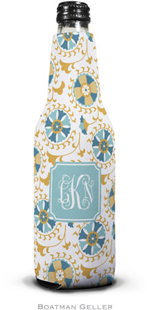 Personalized Bottle Koozies by Boatman Geller (Suzani Gold Preset) Personalized Bottle Koozies by Boatman Geller (Suzani Gold Preset)