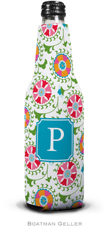 Personalized Bottle Koozies by Boatman Geller (Suzani Preset)