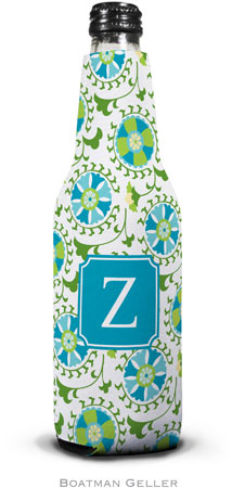 Boatman Geller - Personalized Bottle Koozies (Suzani Teal Preset) Boatman Geller - Personalized Bottle Koozies (Suzani Teal Preset)