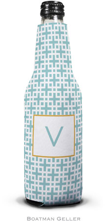 Personalized Bottle Koozies by Boatman Geller (Lattice Slate) Personalized Bottle Koozies by Boatman Geller (Lattice Slate)
