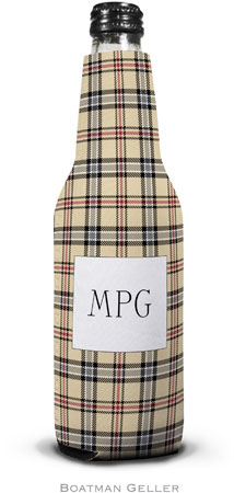 Personalized Bottle Koozies by Boatman Geller (Town Plaid) Personalized Bottle Koozies by Boatman Geller (Town Plaid)