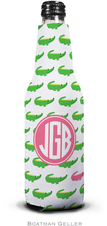 Personalized Bottle Koozies by Boatman Geller (Alligator Repeat Preset) Personalized Bottle Koozies by Boatman Geller (Alligator Repeat Preset)