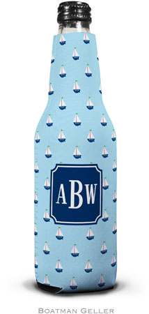 Personalized Bottle Koozies by Boatman Geller (Little Sailboat Preset) Personalized Bottle Koozies by Boatman Geller (Little Sailboat Preset)