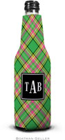 Personalized Bottle Koozies by Boatman Geller (Preppy Plaid Preset)