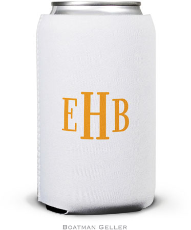 Personalized Can Koozies by Boatman Geller (Classic Monogram)