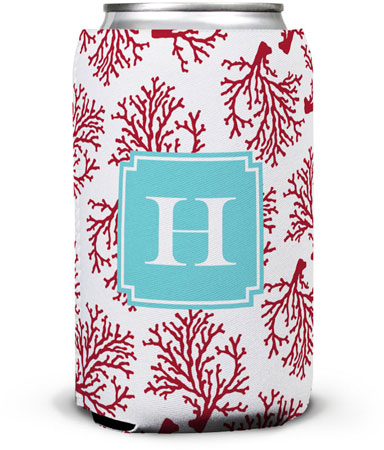 Boatman Geller - Create-Your-Own Can Koozies (Coral) Boatman Geller - Create-Your-Own Can Koozies (Coral)