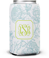 Boatman Geller - Create-Your-Own Can Koozies (Floral Toile)