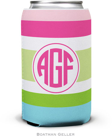 Personalized Can Koozies by Boatman Geller (Espadrille Preppy Preset)