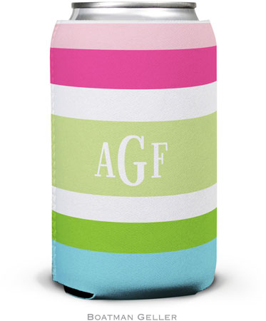 Personalized Can Koozies by Boatman Geller (Espadrille Preppy)