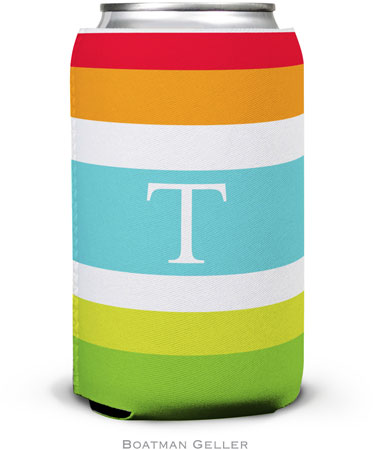 Boatman Geller - Personalized Can Koozies (Espadrille Bright)